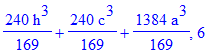 240/169*h^3+240/169*c^3+1384/169*a^3, 6