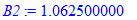 B2 := 1.062500000